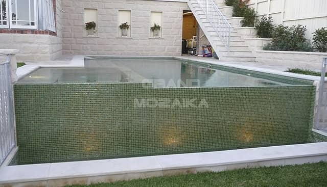 Стеклянная мозаика с перламутром, серия Iris