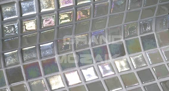 Стеклянная мозаика с перламутром, серия Iris