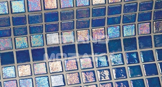 Стеклянная мозаика с перламутром, серия Iris