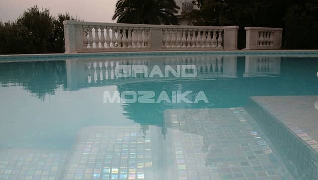 Стеклянная мозаика с перламутром, серия Iris