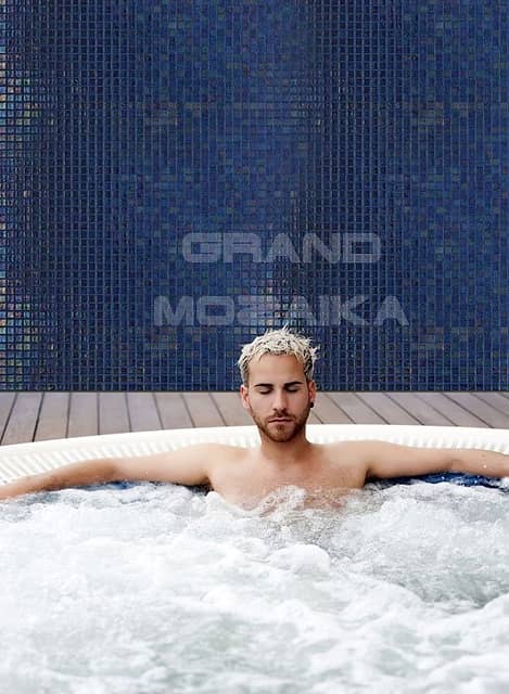 Стеклянная мозаика с перламутром, серия Iris