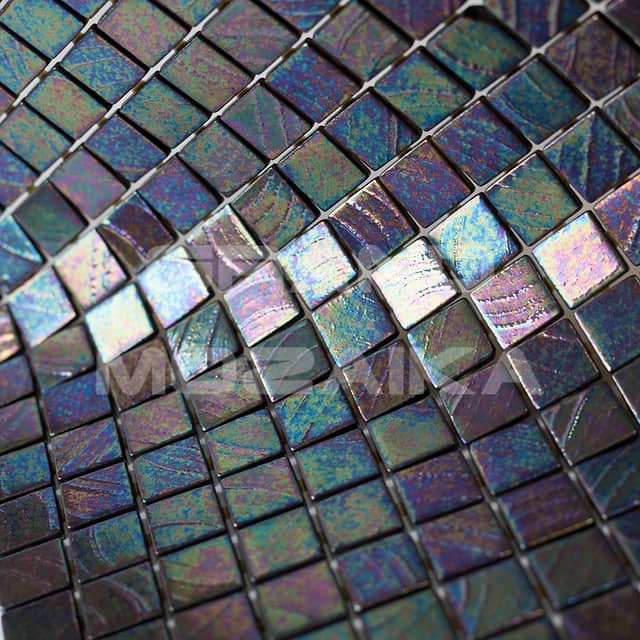 Стеклянная мозаика с перламутром, серия Vulcano