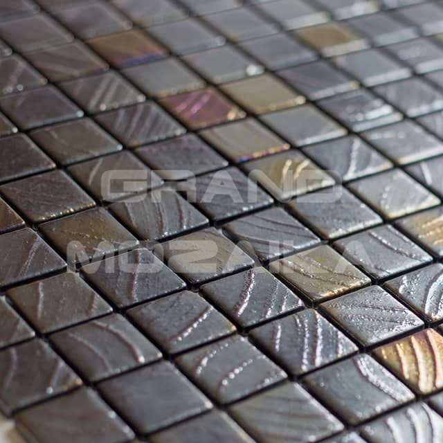 Стеклянная мозаика с перламутром, серия Vulcano