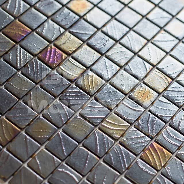 Стеклянная мозаика с перламутром, серия Vulcano