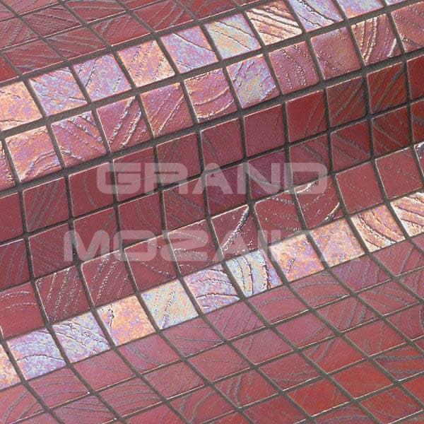 Стеклянная мозаика с перламутром, серия Vulcano