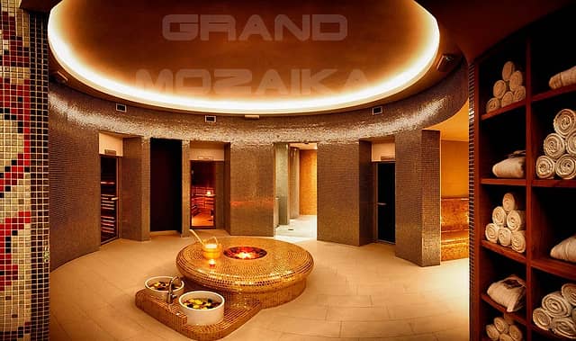 Стеклянная мозаика, серия Metal Eco