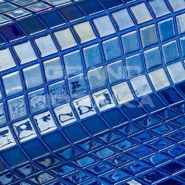 Стеклянная мозаика, серия Metal Eco