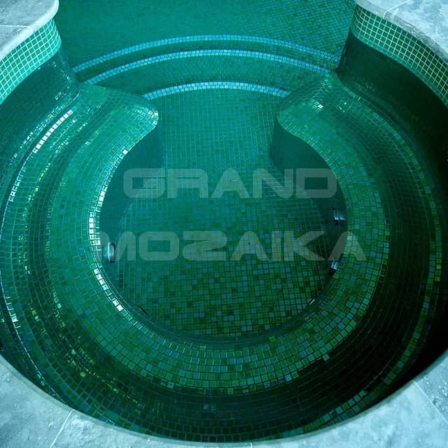 Стеклянная мозаика, серия Metal Eco