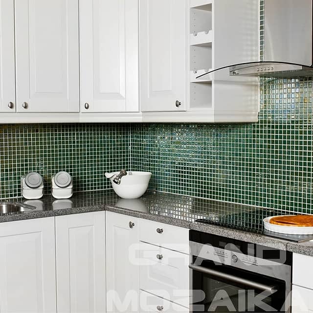 Стеклянная мозаика, серия Metal Eco