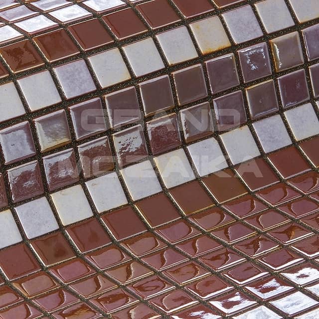 Стеклянная мозаика, серия Metal Eco