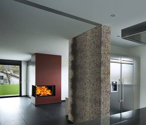 Стеклянная мозаика, серия Metal Eco