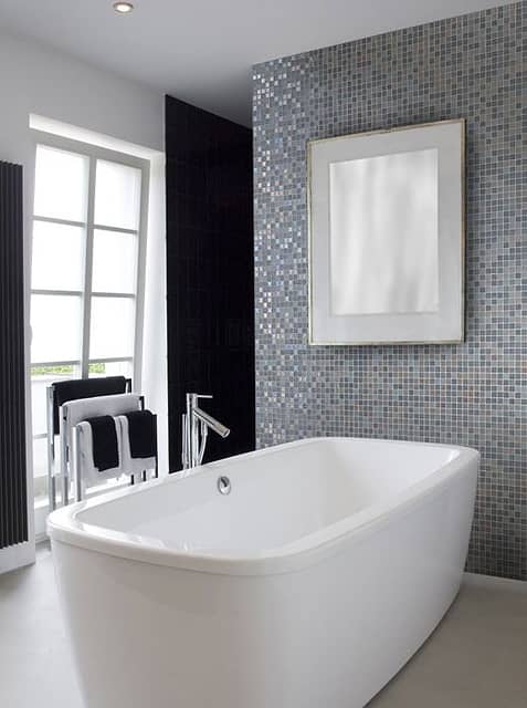 Стеклянная мозаика с перламутром, серия Iris