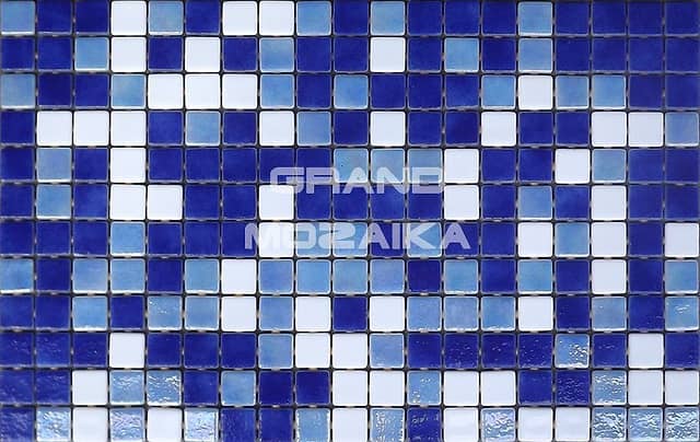 Стеклянная мозаика с перламутром, серия Iris