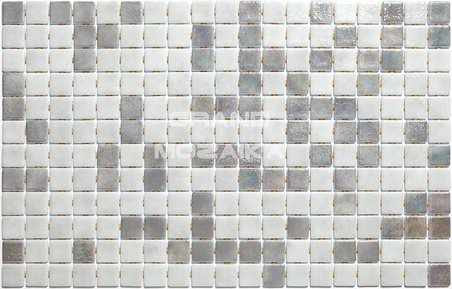 Стеклянная мозаика с перламутром, серия Iris