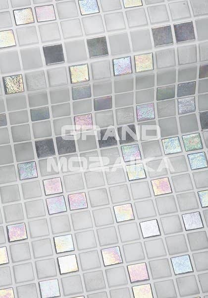 Стеклянная мозаика с перламутром, серия Iris