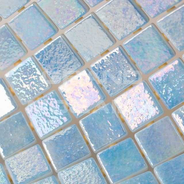 Стеклянная мозаика с перламутром, серия Iris