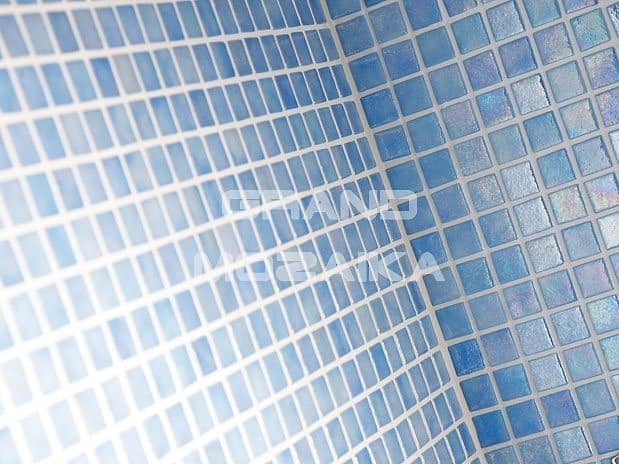 Стеклянная мозаика с перламутром, серия Iris