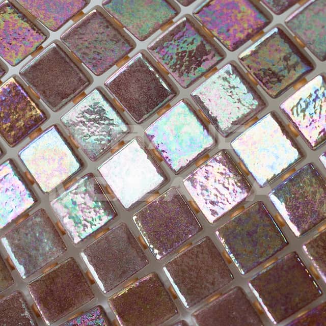 Стеклянная мозаика с перламутром, серия Iris