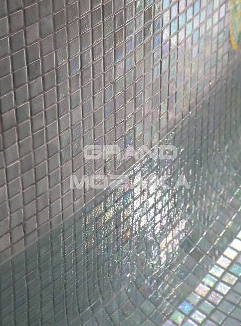 Стеклянная мозаика с перламутром, серия Iris