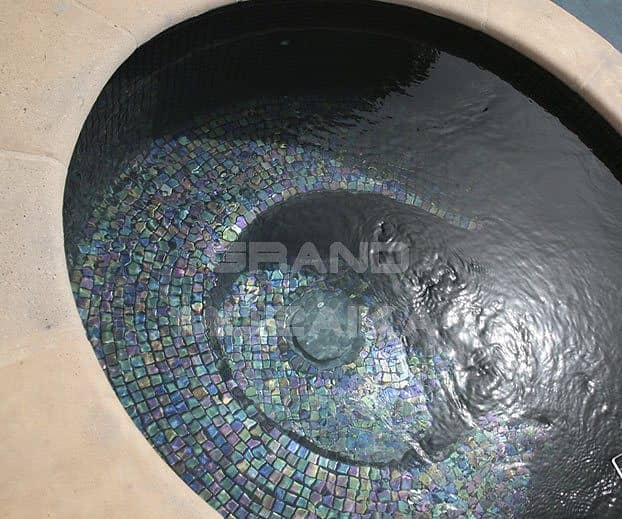 Стеклянная мозаика с перламутром, серия Iris