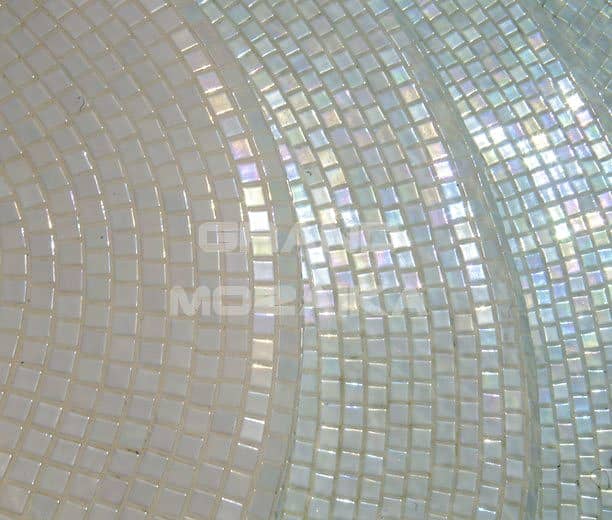 Стеклянная мозаика с перламутром, серия Iris