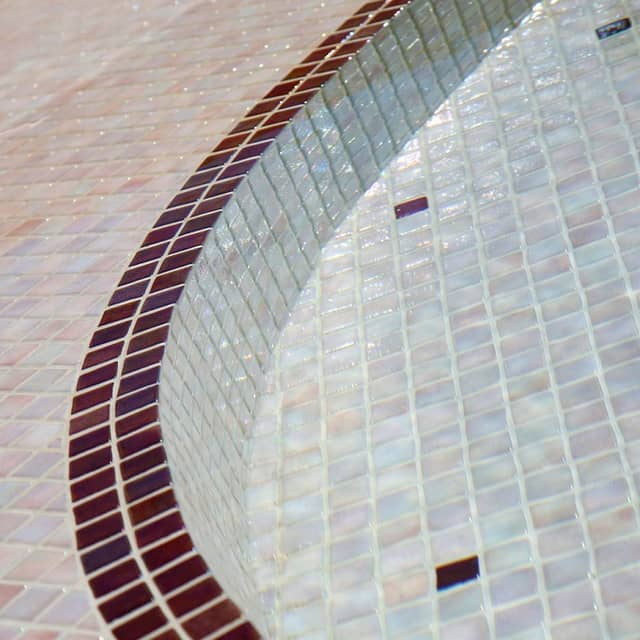 Противоскользящая стеклянная мозаика, серия Safe