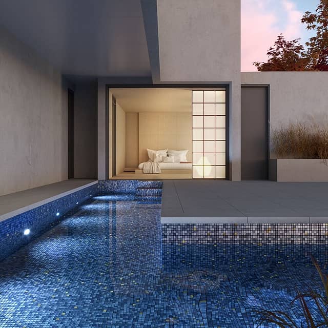 Стеклянная мозаика, серия Gold Eco