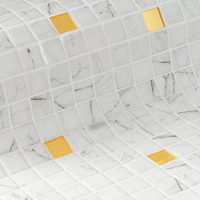 Стеклянная мозаика, серия Gold Eco