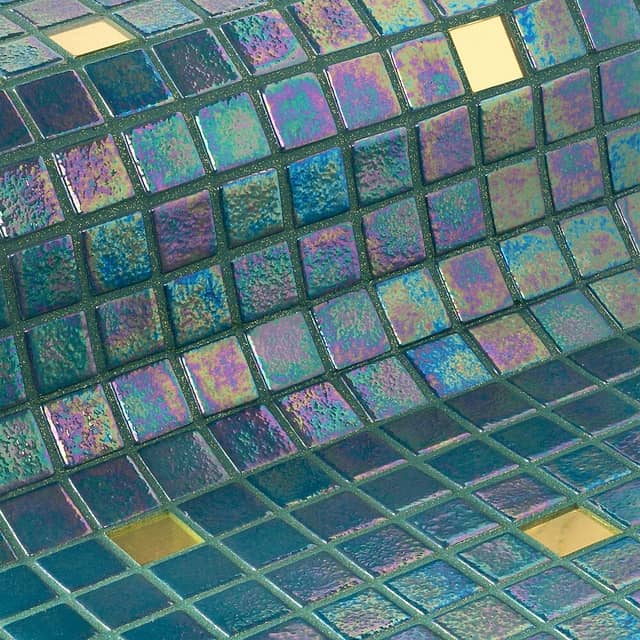 Стеклянная мозаика, серия Gold Eco