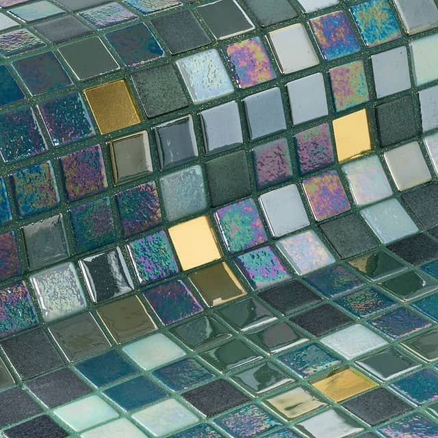 Стеклянная мозаика, серия Gold Eco