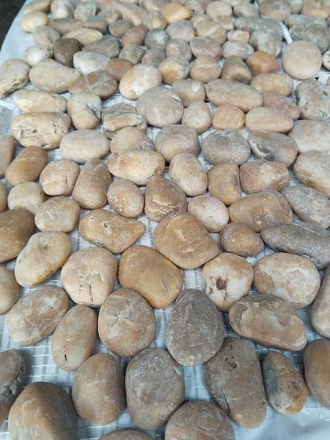 Мозаика из натуральной гальки