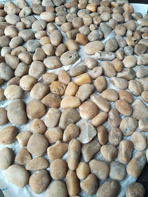 Мозаика из натуральной гальки