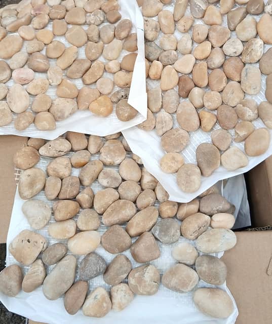 Мозаика из натуральной гальки