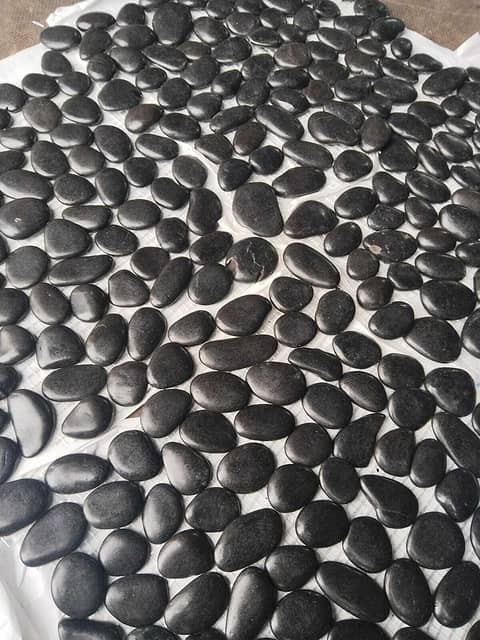 Мозаика из натуральной гальки