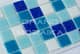 Стеклянная мозаика для бассейнов, серия Classic (сетка)