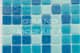 Стеклянная мозаика для бассейнов, серия Classic (сетка)