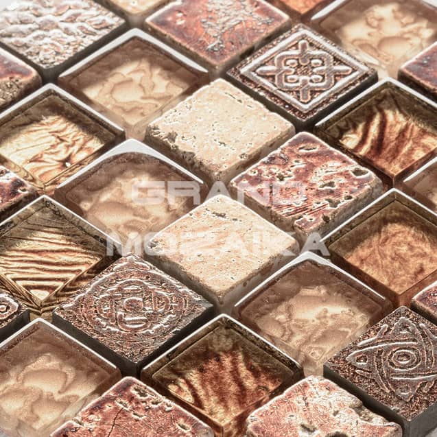 Мозаика из стекла и камня, серия Glass-Stone