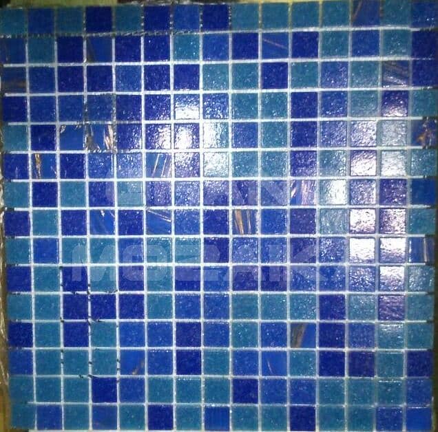 Стеклянная мозаика с авантюрином