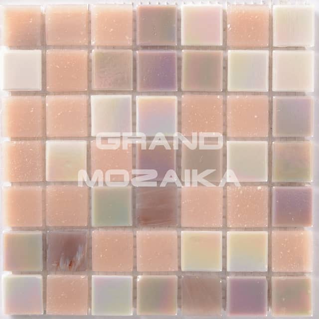 Стеклянная мозаика с перламутром