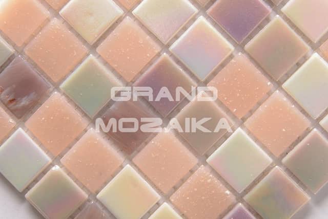 Стеклянная мозаика с перламутром