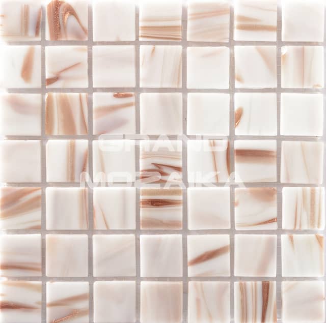 Стеклянная мозаика с авантюрином