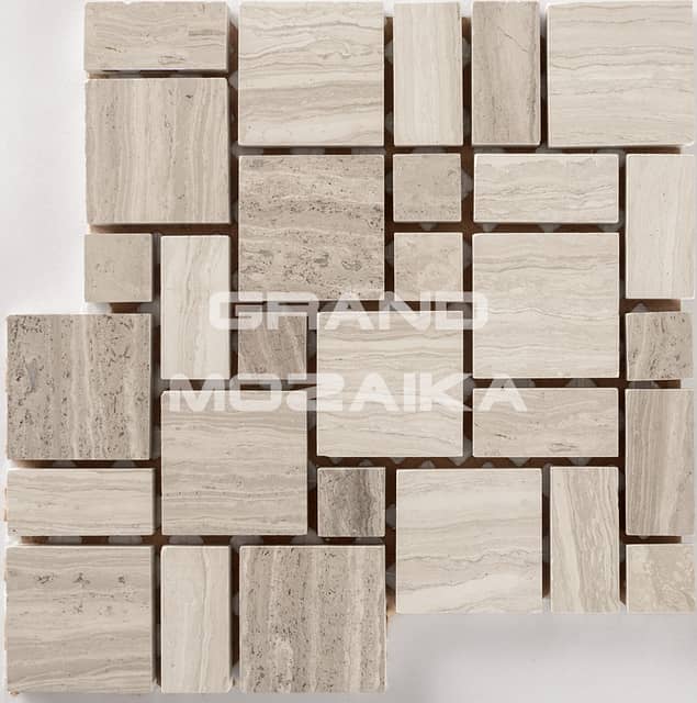 Мозаика из мрамора, серия Tetris