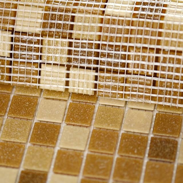 Стеклянная мозаика, серия Aqua Bona (на сетке)