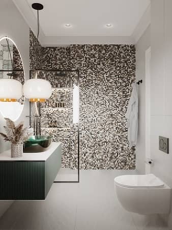 Стеклянная мозаика, серия Aqua Bona