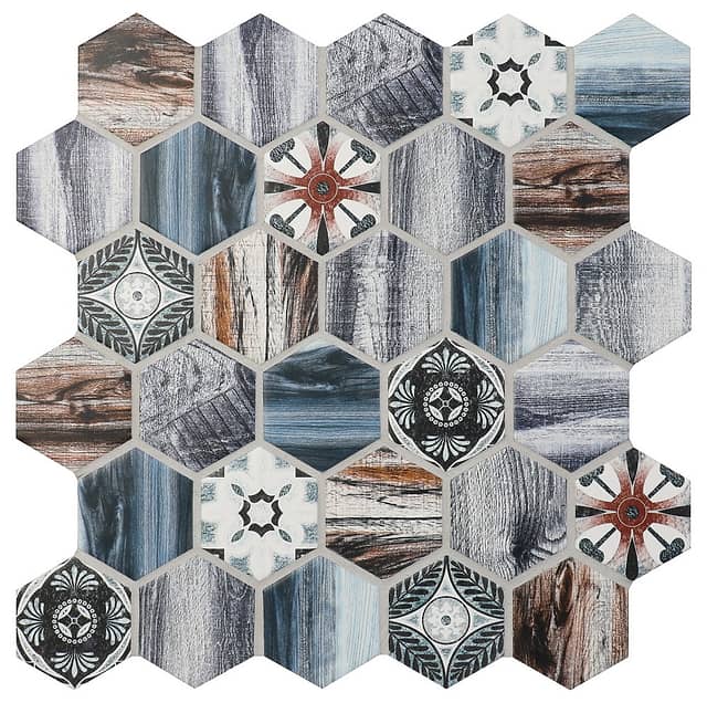 Мозаика из керамогранита, серия Ceramic Bona