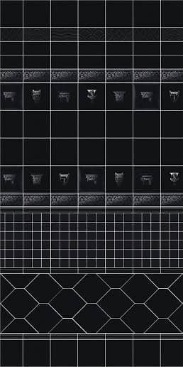 Керамическая мозаика для стен, серия Авеллино