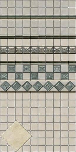 Керамическая плитка для стен, серия Каламкари (полотно 30x40 из 12 частей)