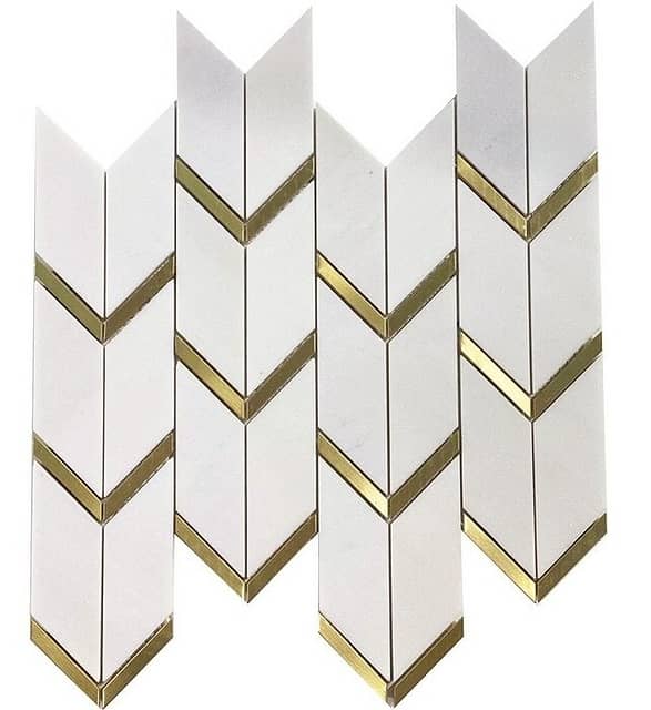 Мозаика из натурального камня и металла, серия ORRO Stone