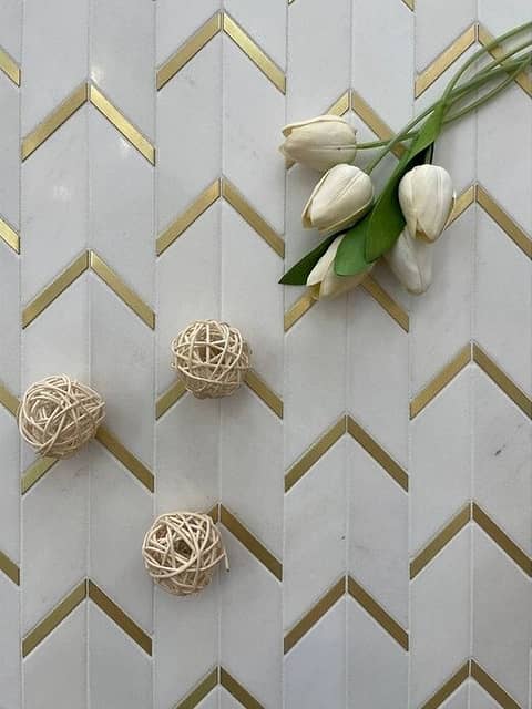 Мозаика из натурального камня и металла, серия ORRO Stone