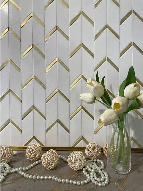 Мозаика из натурального камня и металла, серия ORRO Stone